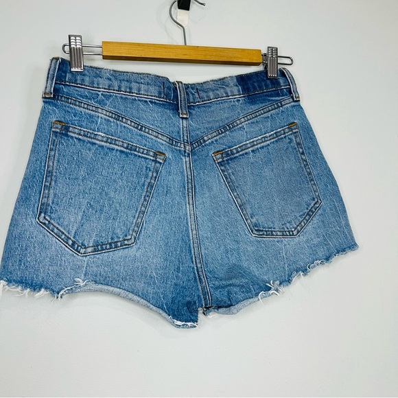 Abercrombie & fitch the 4” mom short high rise size 0/25 blue - Picture 6 of 7